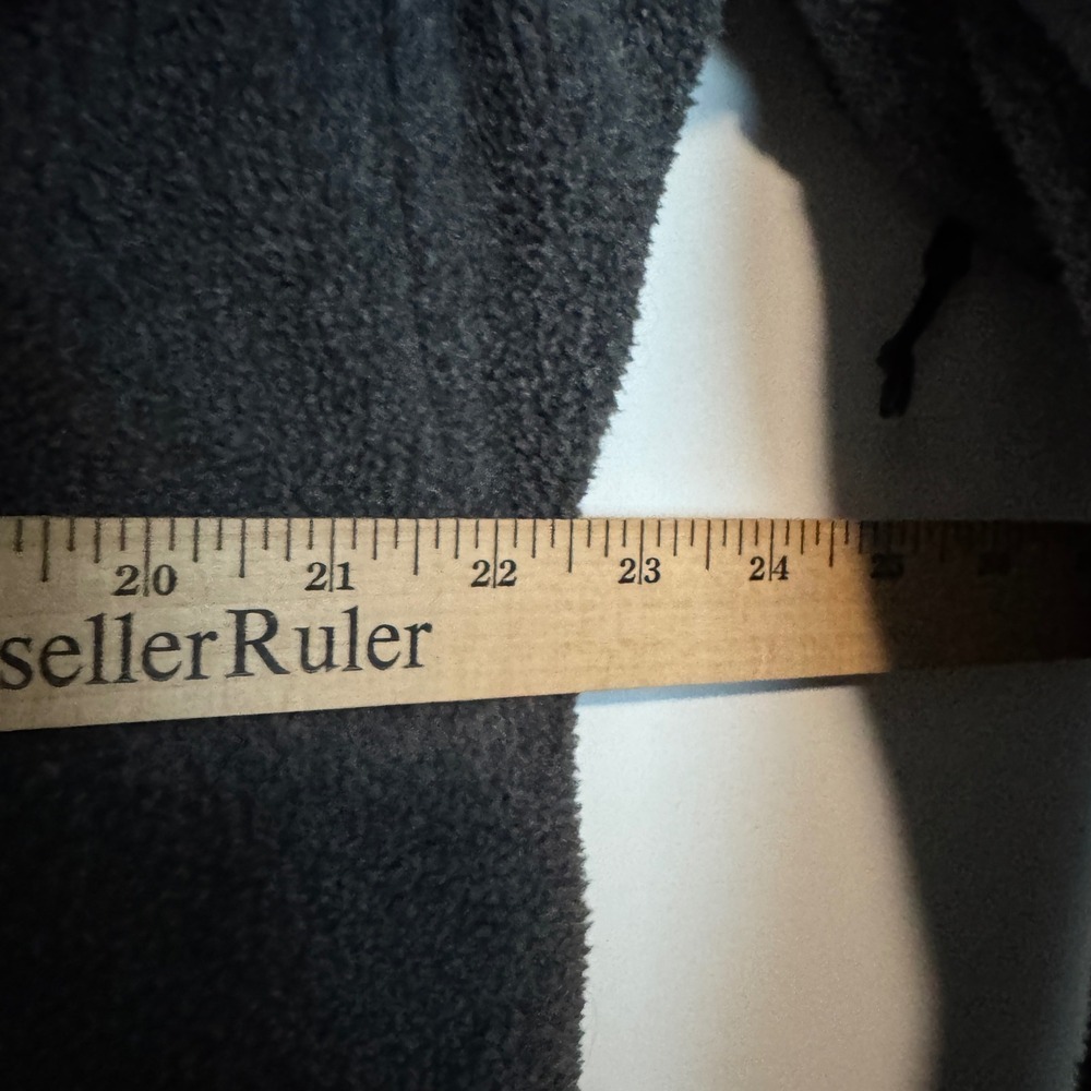 The North Face Retro Denali Jacket Mens Medium Gray Black Polartec Fleece Zip Up - Picture 9 of 10